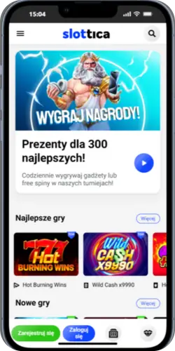 Wejdź na stronę Slottica