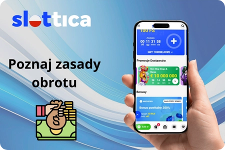Warunki obrotu bonusu w kasynie Slottica